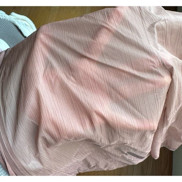 Lululemon Sheerjoy Pink Full Zip Waterproof Hooded Jacket Women's 8 Lightweight - Picture 11 of 16